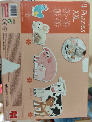 Pack 4 Puzzles Montessori 2+