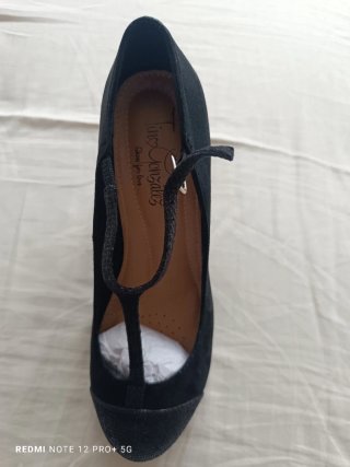 Zapatos de tacón negros talla 38