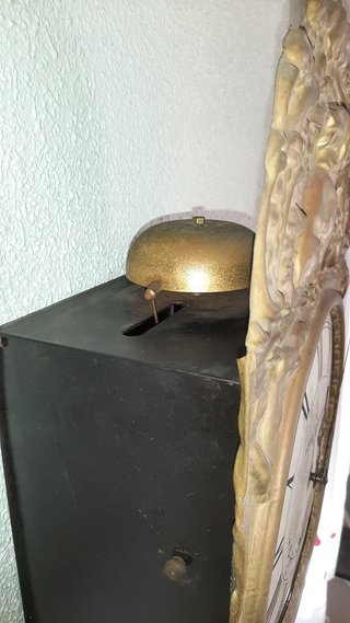 Reloj de pared Comtoise Kieninger antiguo