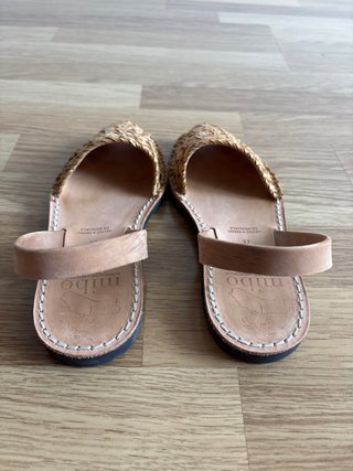 Avarcas Mibo Beige Talla 37