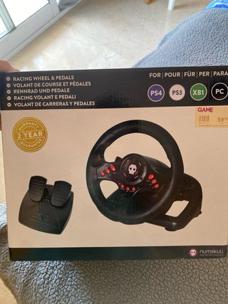 Volante y Pedales Numskull Racing Wheel PS4/PS3/XB