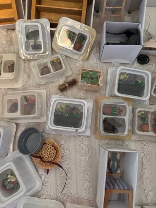 Accesorios casa muñecas jardín y hogar