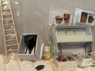 Accesorios casa muñecas jardín y hogar
