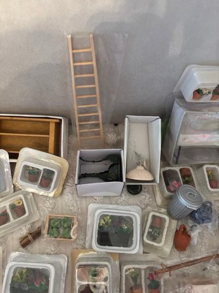 Accesorios casa muñecas jardín y hogar
