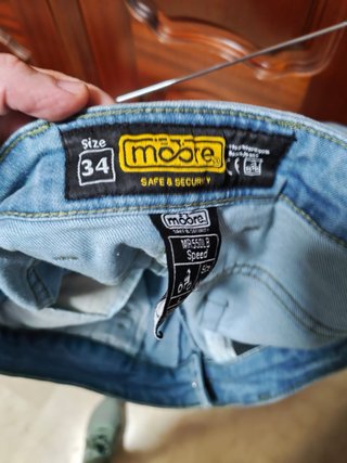 Pantalón vaquero moto talla 34