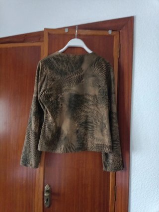 Camiseta manga larga estampada