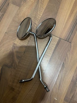 Coppia specchietti cromati bici/monopattino