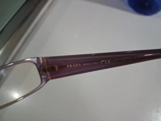 Gafas Prada Vintage Negras y Rosas