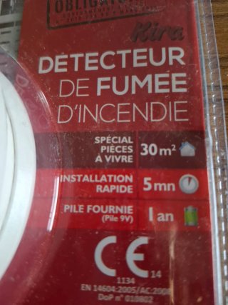 Detector de Humo Xeltys contra incendios