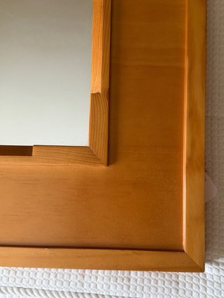 2 Espejos Madera 120x60