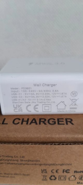 Adaptor Fast Charge 3.0 Wall Charger