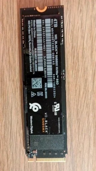 SSD WD Black SN850X 4TB NVMe