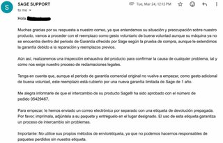 Cafetera Sage Barista Pro Nueva con Garantía
