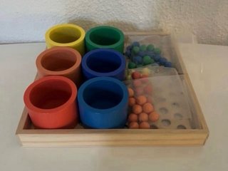 Juego Montessori Mosaico Madera One Two Fun