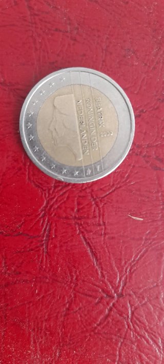Moneda 2 euros Beatrix 2000 Países Bajos
