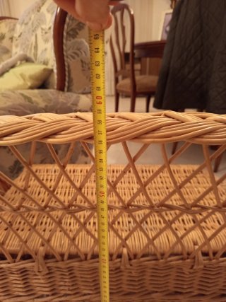 Asiento de mimbre