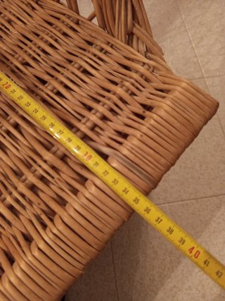 Asiento de mimbre