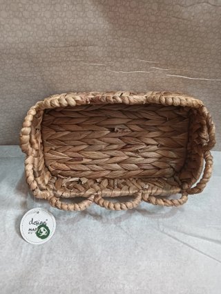 Cesta Mimbre Decorativa Nueva