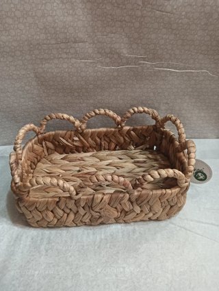Cesta Mimbre Decorativa Nueva