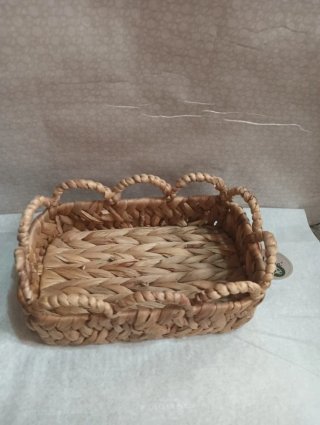 Cesta Mimbre Decorativa Nueva