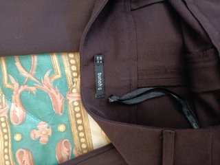 Pantalón mujer talla 38 marrón