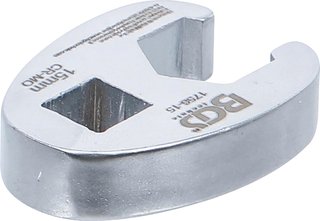 Llave hexagonal abierta cromado 15 mm