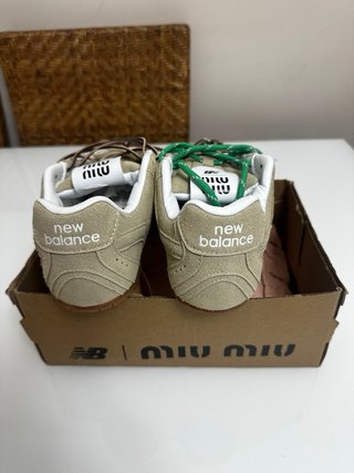 New Balance x Miu Miu Beige/Verde