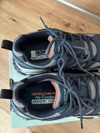 Zapatillas montaña Skechers Azul/Gris