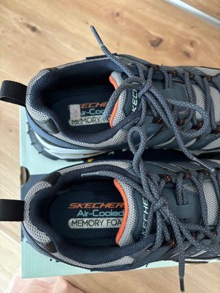Zapatillas montaña Skechers Azul/Gris
