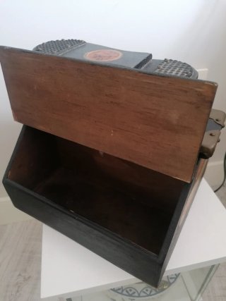 Caja limpiabotas vintage años 50