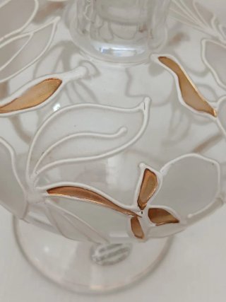 Set bagno vintage decorato