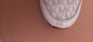 Zapatillas Michael Kors Blancas y Doradas