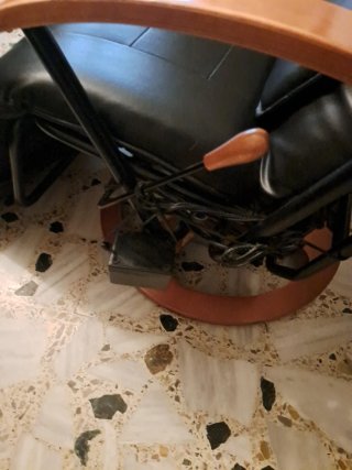Sillón eléctrico de piel