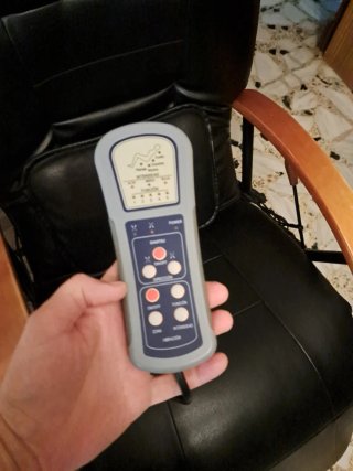 Sillón eléctrico de piel