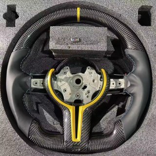 Volante BMW Carbono y Piel Amarillo