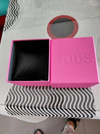 Caja de reloj Tous original rosa