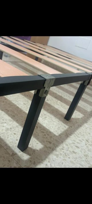 Struttura letto a doghe da 105 cm