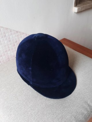 Casco nuevo Hípico Herbert Johnson Azul.