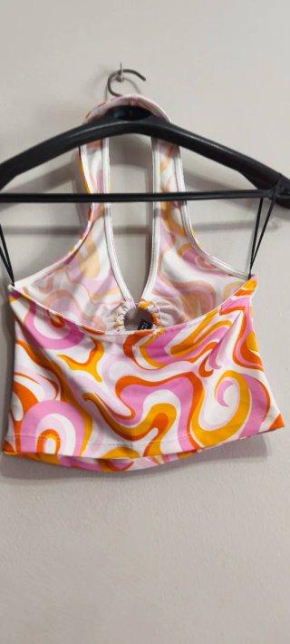 Top halter psicodélicoH&M.XS.Nuevo