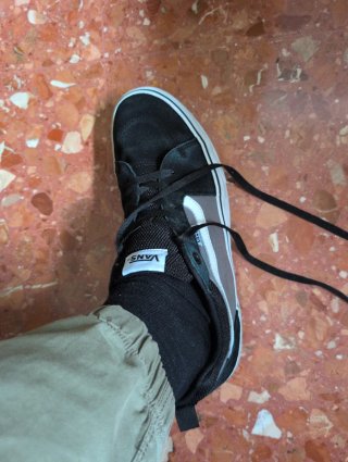 Zapatillas Vans Negras y Grises