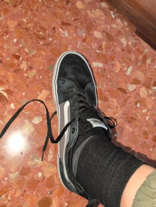 Zapatillas Vans Negras y Grises
