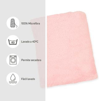 Fodera per fasciatoio in microfibra rosa adattabile per neonati