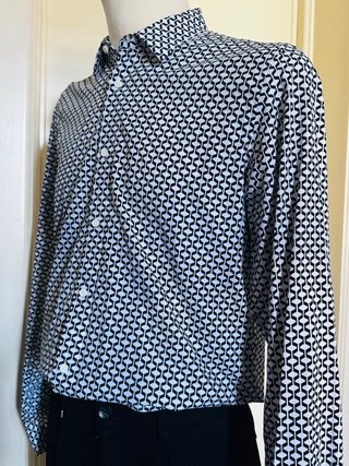 Camicia Antony Morato Fantasia Geometrica Tg 48/M