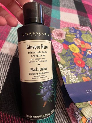 L'Erbolario - Schiuma da Barba al Ginepro Nero