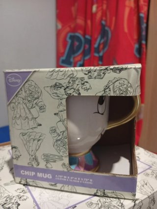 Taza Chip Disney La Bella y la Bestia