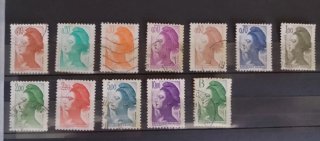 Lotto francobolli Francia