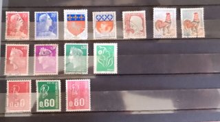 Lotto francobolli Francia
