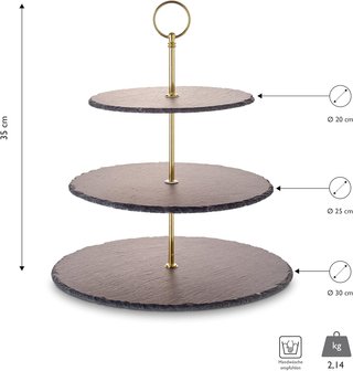 Echtwerk soporte pizarra metal tres pisos