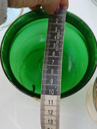 Set 7 Coppette Macedonia Murano Vintage