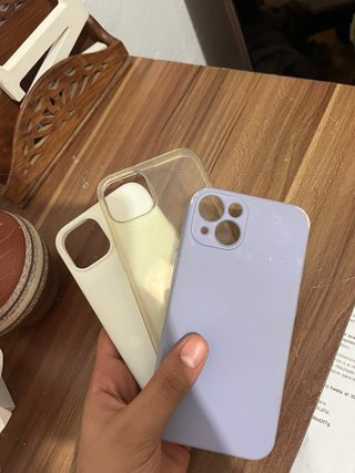 iPhone 13 Plata/Blanco con fundas